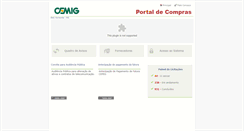 Desktop Screenshot of compras.cemig.com.br